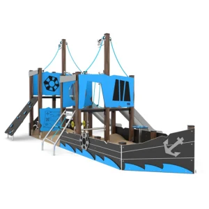 Zestaw zabawowy drewniany statek WOODEN WD1415