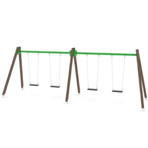 Huśtawka drewniana czterostanowiskowa SWING WD1424-1