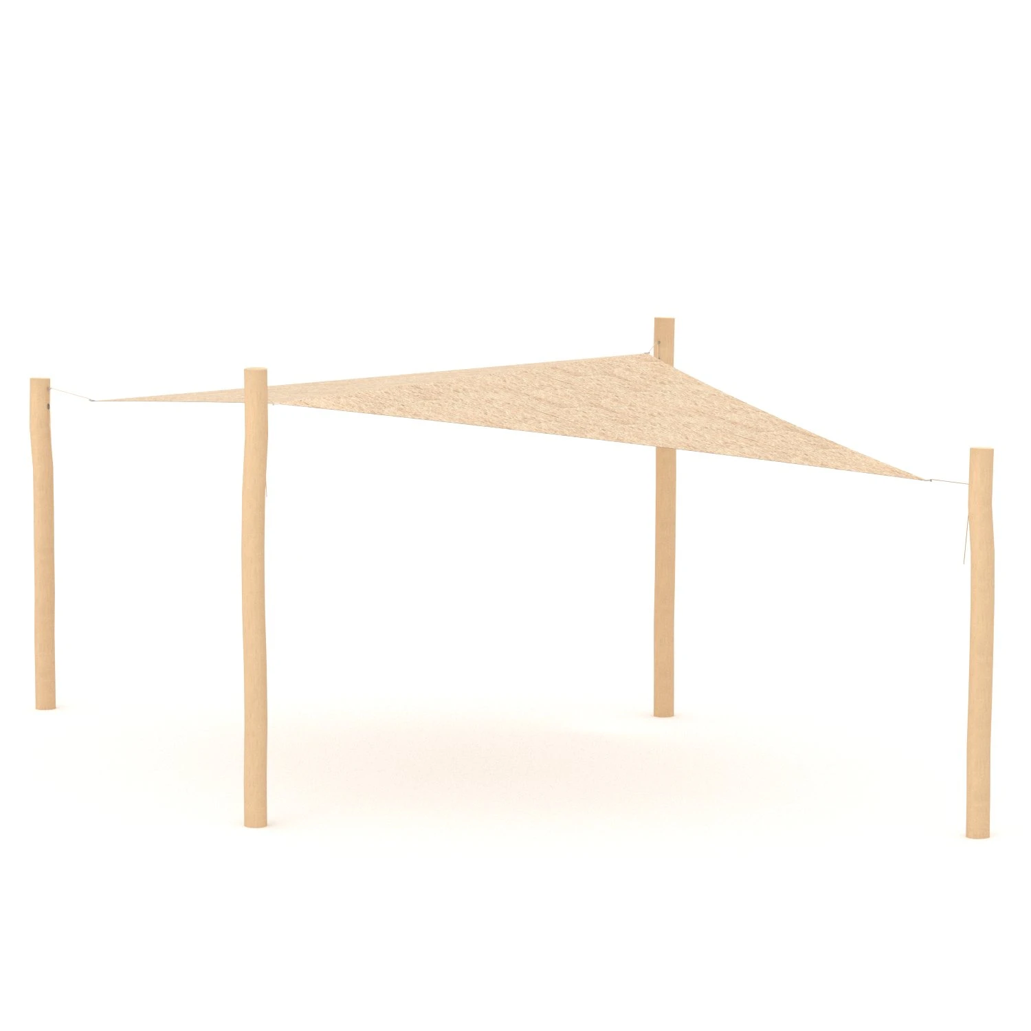 Żagiel na drewnianych słupach ROBINIA RB1389