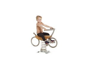 Bujak rower typu Natural Line. Zabawka z sprężyną i kotwą gruntową