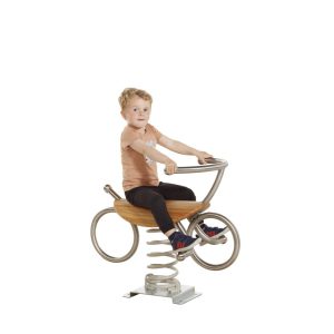 Bujak rower typu Natural Line. Zabawka z sprężyną i kotwą gruntową