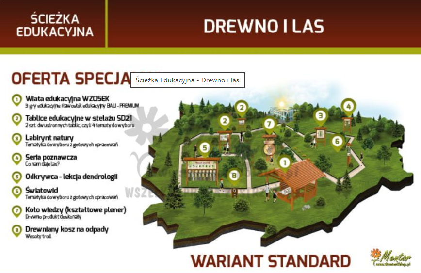 Ścieżka edukacyjna. Drewno i las