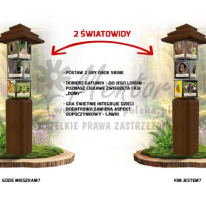 Gra terenowa. Światowid standard z ławkami 2 szt.