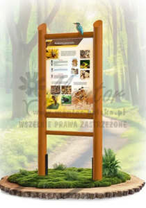 Stelaż drewniany do tablicy edukacyjnej SD11 135x100cm — Nowa Strefa