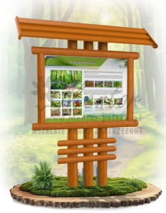 Stelaż drewniany do tablicy edukacyjnej SD18 120x90cm — Nowa Strefa