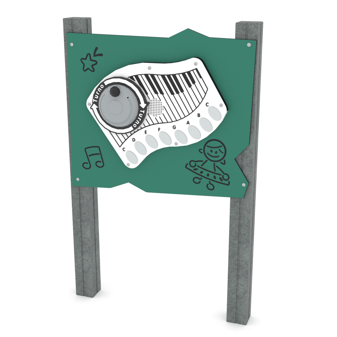 Tablica manipulacyjna pianino Recycled RC1561 — Nowa Strefa