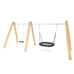 Huśtawka podwójna bocianie gniazdo ROBINIA RB1492 R6R1 — Nowa Strefa