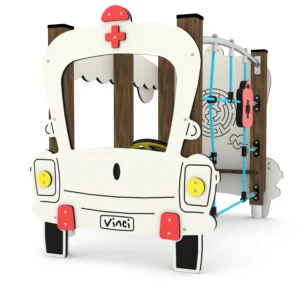 Zestaw sprawnościowy drewniany ambulans WOODEN WD1432 — Nowa Strefa