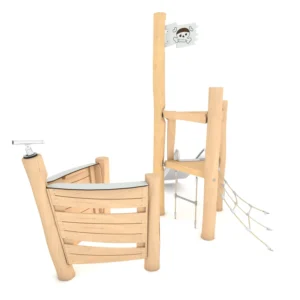 Zestaw zabawowy drewniany statek ROBINIA RB1235