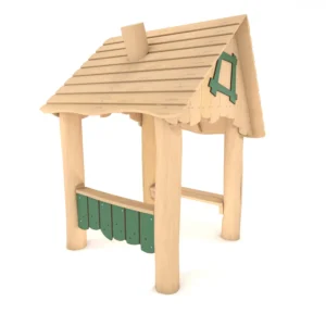Zestaw zabawowy drewniany domek ROBINIA RB1201 — Nowa Strefa