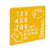 Panel edukacyjny żółty typu numbers 735x585mm — ujęcie 2