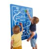 Panel edukacyjny niebieski typu Race 740x990mm. Napis ENG — ujęcie 4