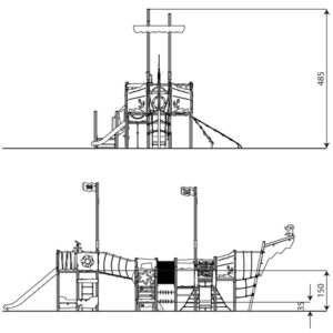 Zestaw zabawowy statek Recycled RC1581 — Nowa Strefa