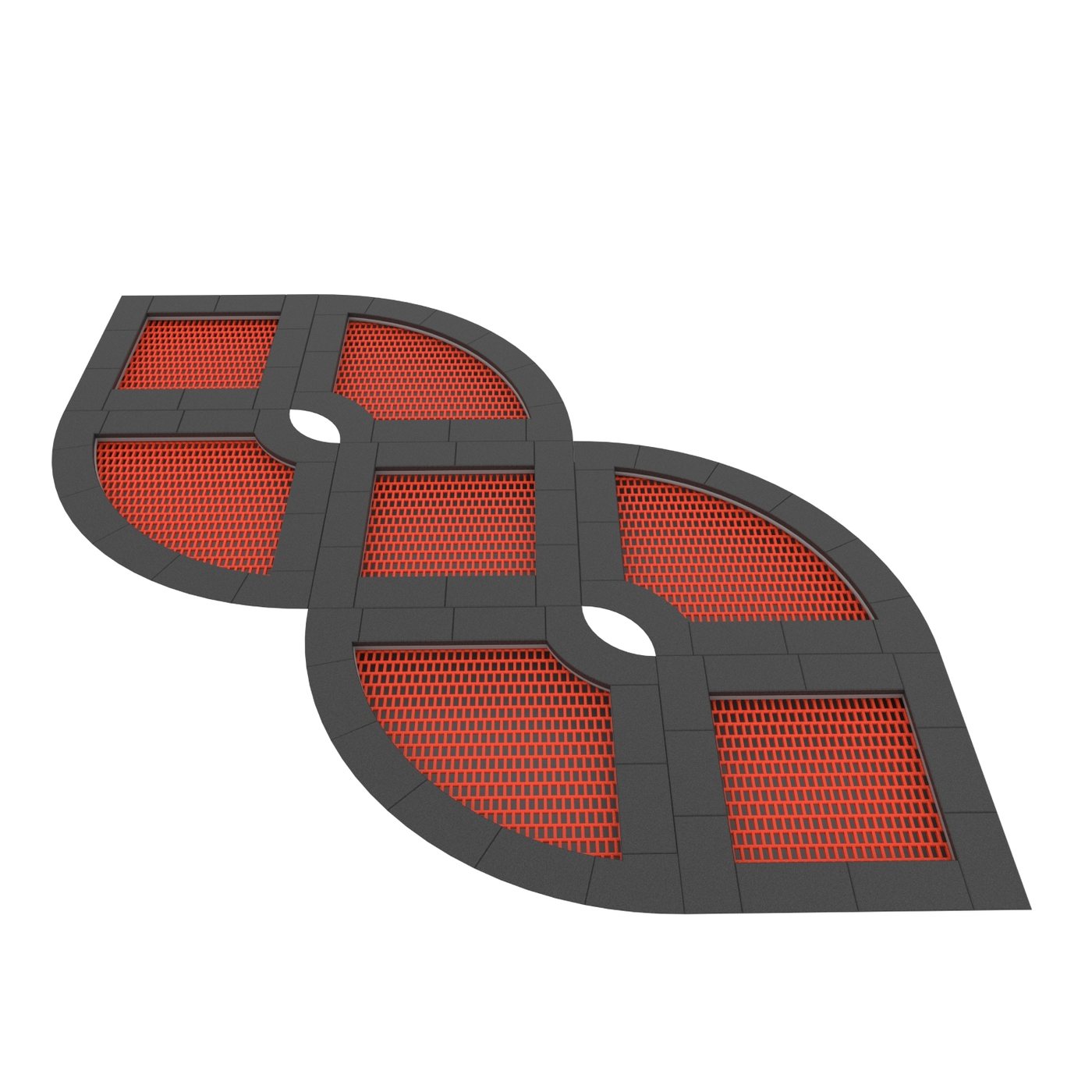 Zestaw trampolin JUMPOO 2223