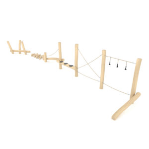 Zestaw sprawnościowy drewniany ROBINIA RB1221 — Nowa Strefa