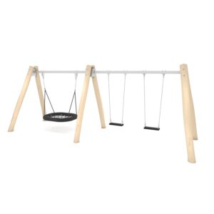Huśtawka potrójna bocianie gniazdo ROBINIA RB1494 R6R1R1 — Nowa Strefa
