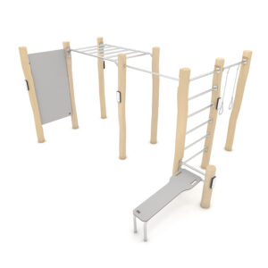 Zestaw sprawnościowy drewniany WORKOUT ROBINIA RB2324 — Nowa Strefa