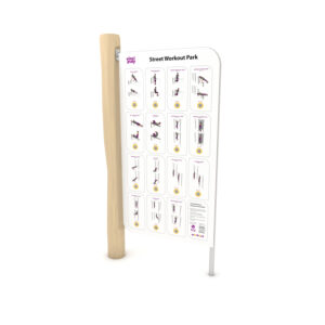 Zestaw sprawnościowy drewniany WORKOUT ROBINIA RB2399