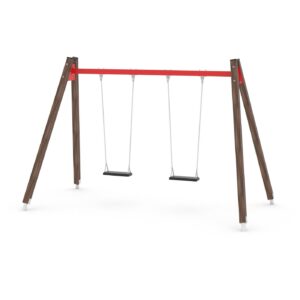 Huśtawka drewniana podwójna SWING WD1422-1