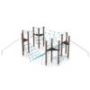 Zestaw sprawnościowy drewniany WOODEN WD1453 — ujęcie 3