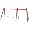 Huśtawka drewniana potrójna SWING WD1491 — ujęcie 5