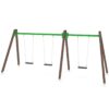 Huśtawka drewniana potrójna SWING WD1491 — ujęcie 6