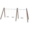 Huśtawka drewniana potrójna SWING WD1491 — ujęcie 8
