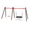Huśtawka drewniana podwójna bocianie gniazdo SWING WD1492 R6R1 — ujęcie 2