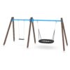 Huśtawka drewniana podwójna bocianie gniazdo SWING WD1492 R6R1 — ujęcie 11