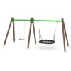 Huśtawka drewniana podwójna bocianie gniazdo SWING WD1492 R6R1 — ujęcie 5