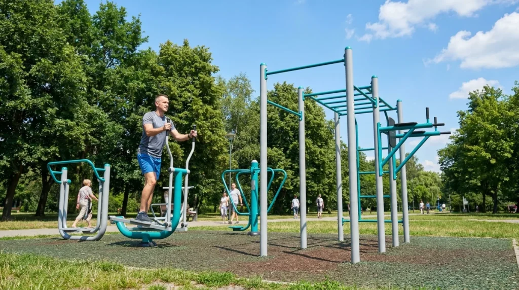 Siłownia plenerowa — jak wybrać i zaplanować strefę treningu na powietrzu — Nowa Strefa