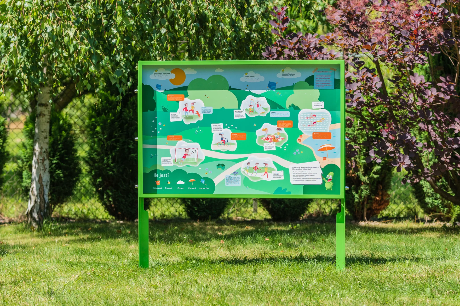 Tablica edukacyjna jednostronna – Pierwsza pomoc