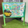 Tablica edukacyjna (jednostronna) z kulodromem standard + 1x zestaw drewnianych torów i kulek — ujęcie 3